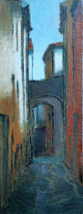 Street with arch (Bagnols) II