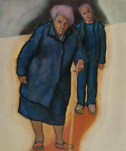 Two standing figures
