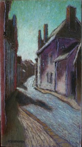 Curving street (Bury St Edmunds)
