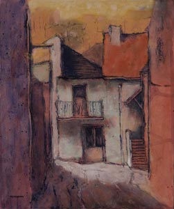 Houses at a corner