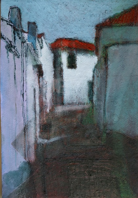 Ascending street (Evora)